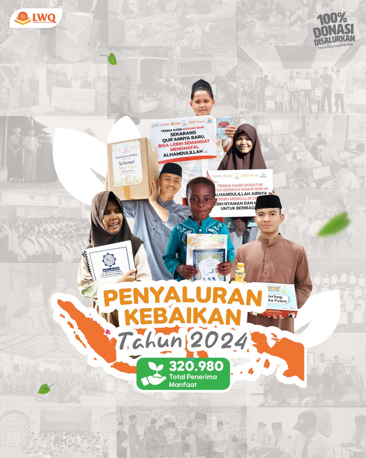 Laporan Penyaluran Kebaikan Tahun 2024 lwq 1